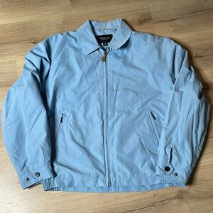 London Fog Powder Blue‎ Sailing Jacket. Size Large. Good Used Condition!
